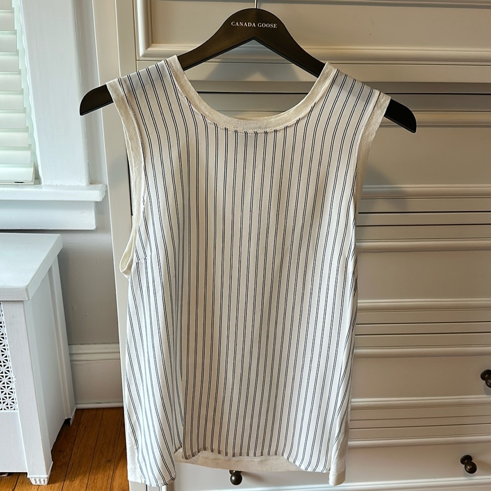 J. Crew silk/linen sleeveless top